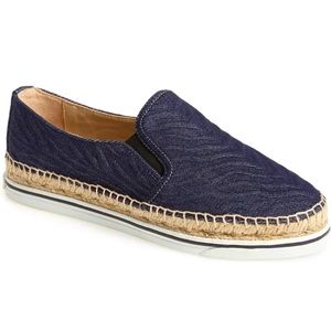 Jimmy Choo ‘Dawn’ Espadrille Denim, Size: 36.5